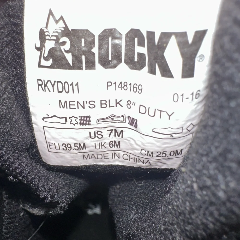Rocky Black Tactical Boots